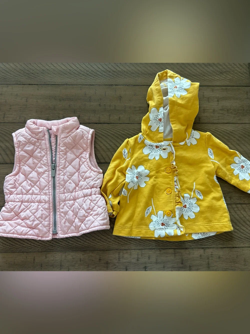 0-3M baby girl vest and jacket